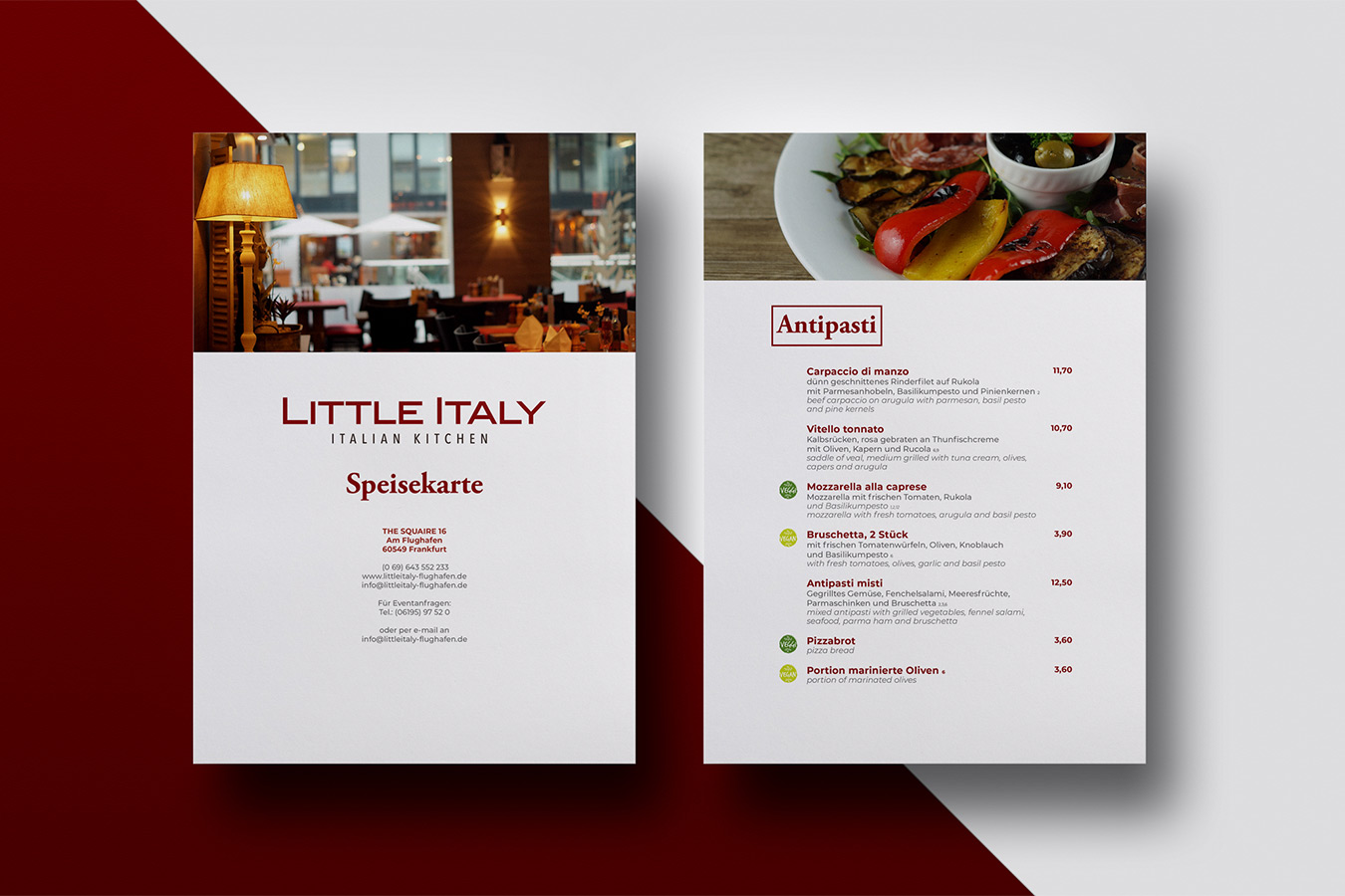 Little Italy Speisekarte